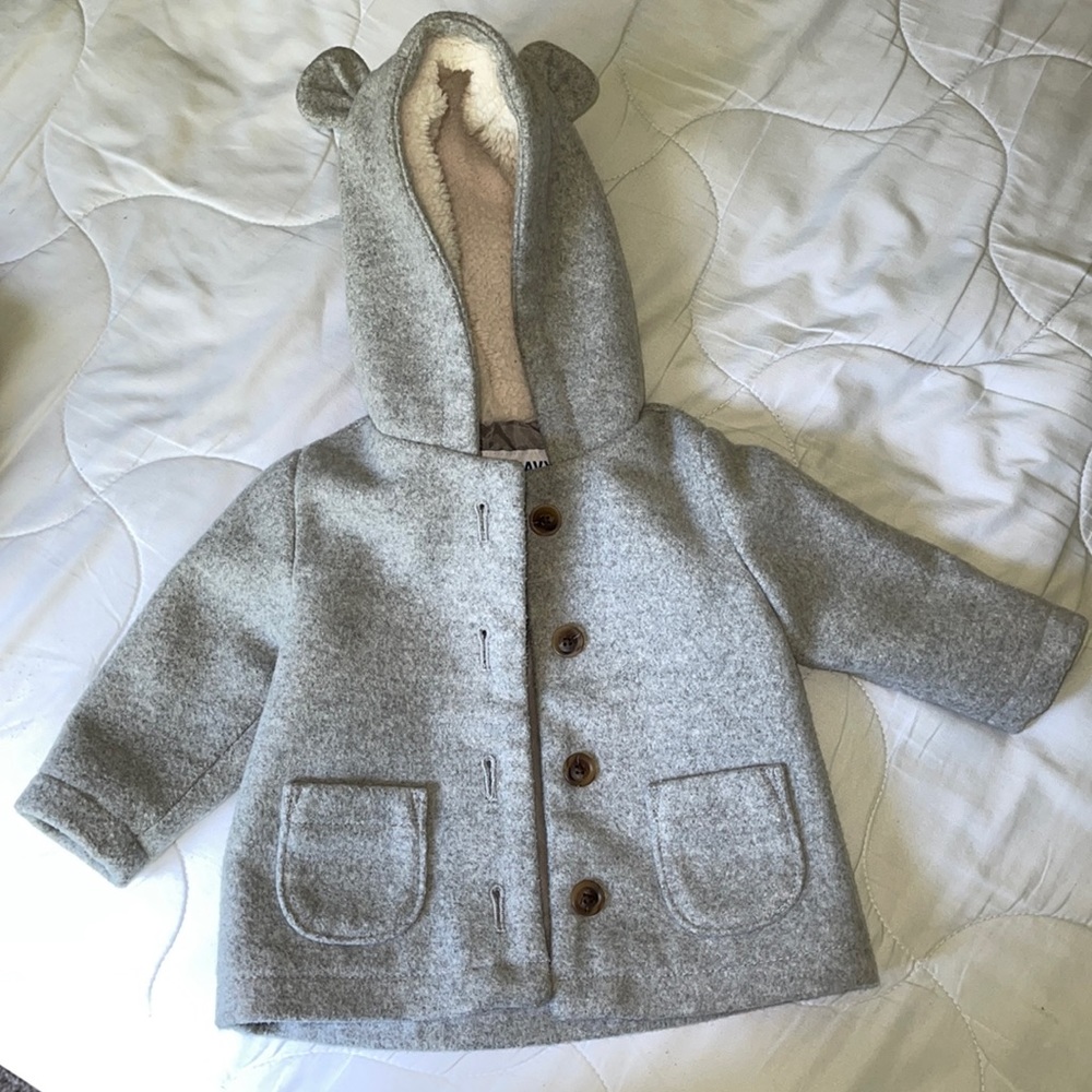 Warm comfortable pea coat